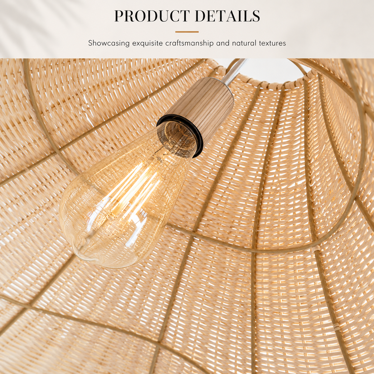Elowen Rattan Pendant Light
