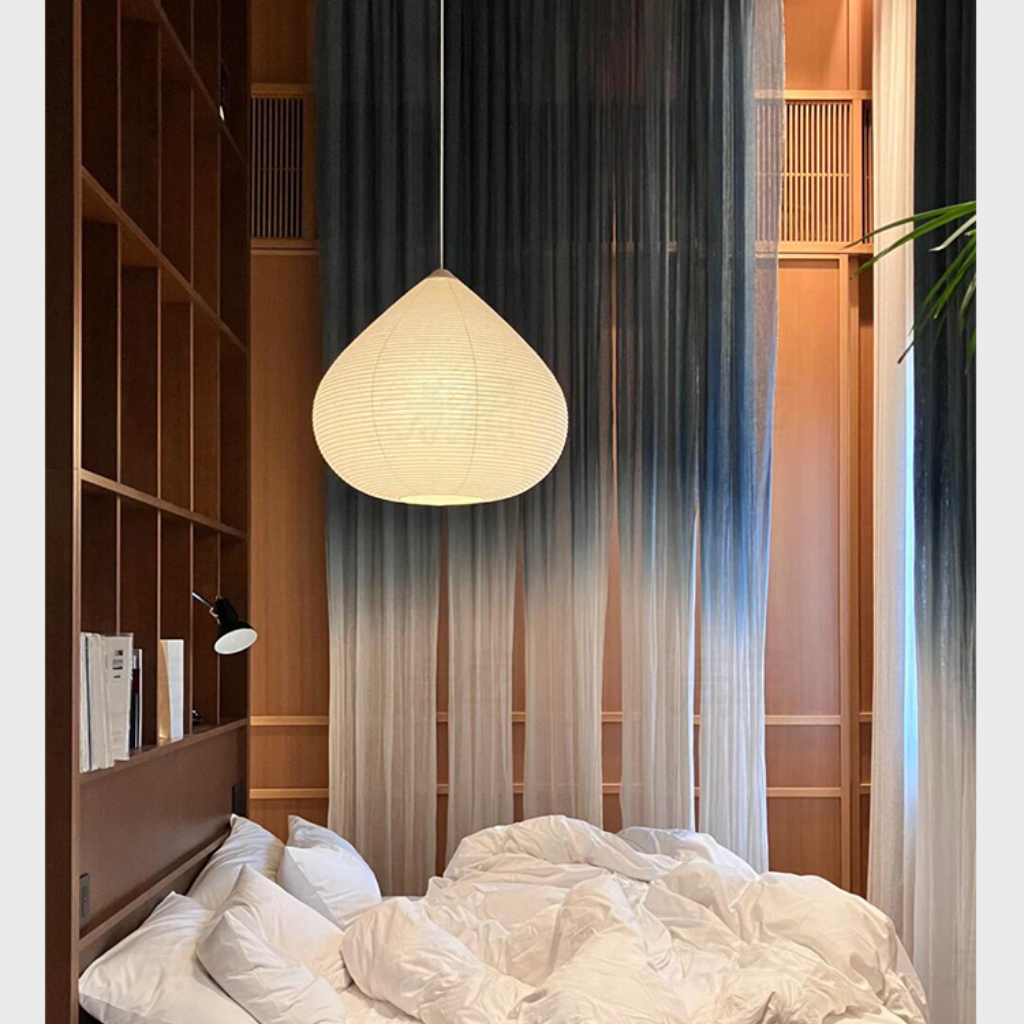 Japanese White Paper Lantern Bedroom