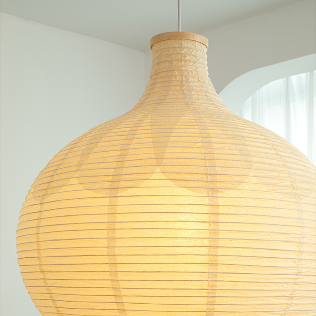 Japanese Paper Globe Pendant Light