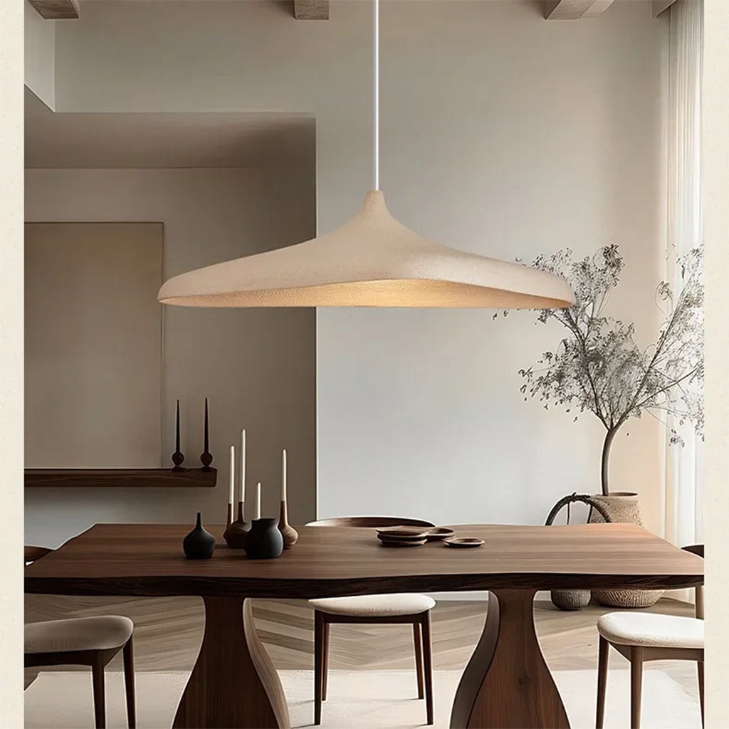 Wabi Sabi Pendant Light – Minimalist Sculptural Dining Room Lighting