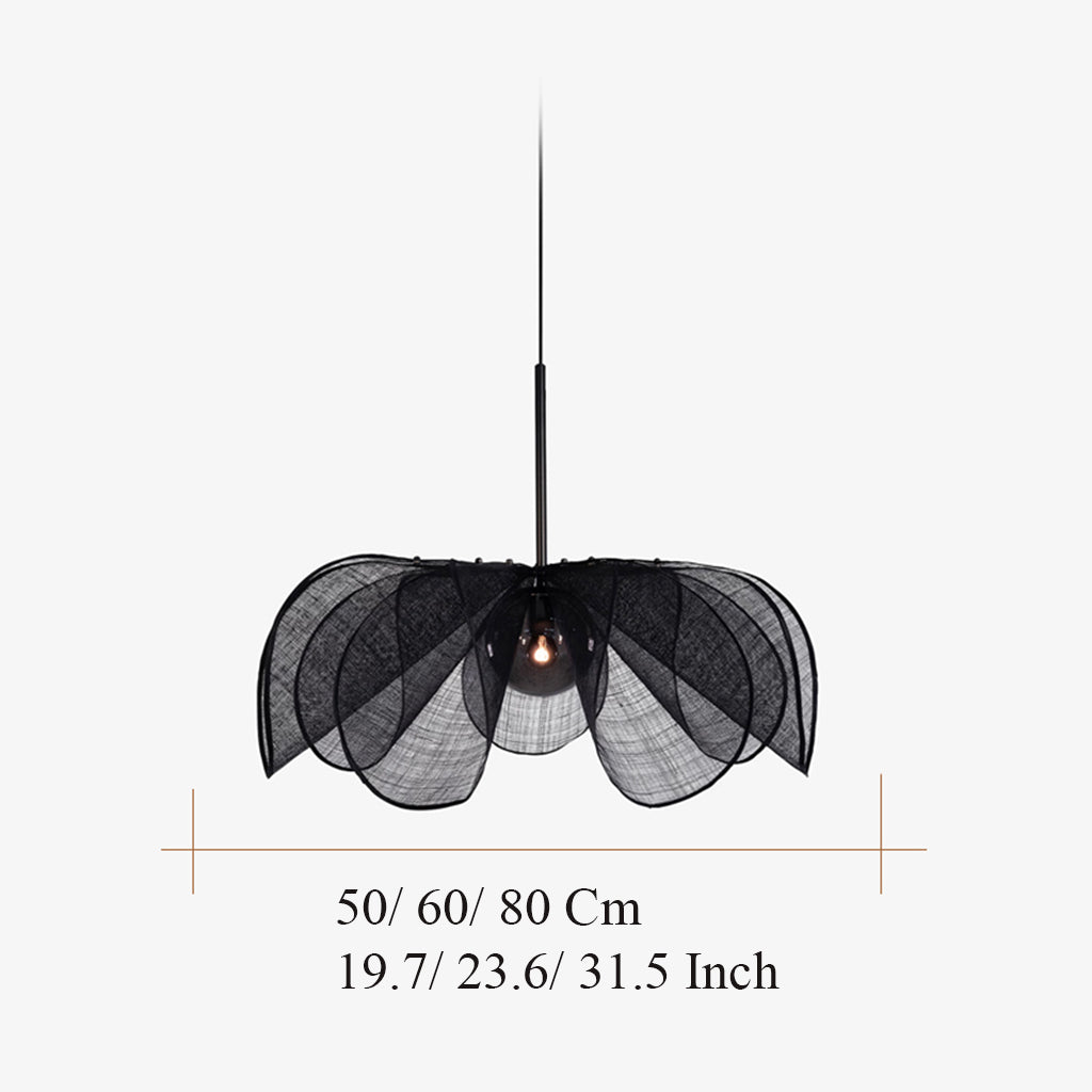 Flower Fabric Pendant Light