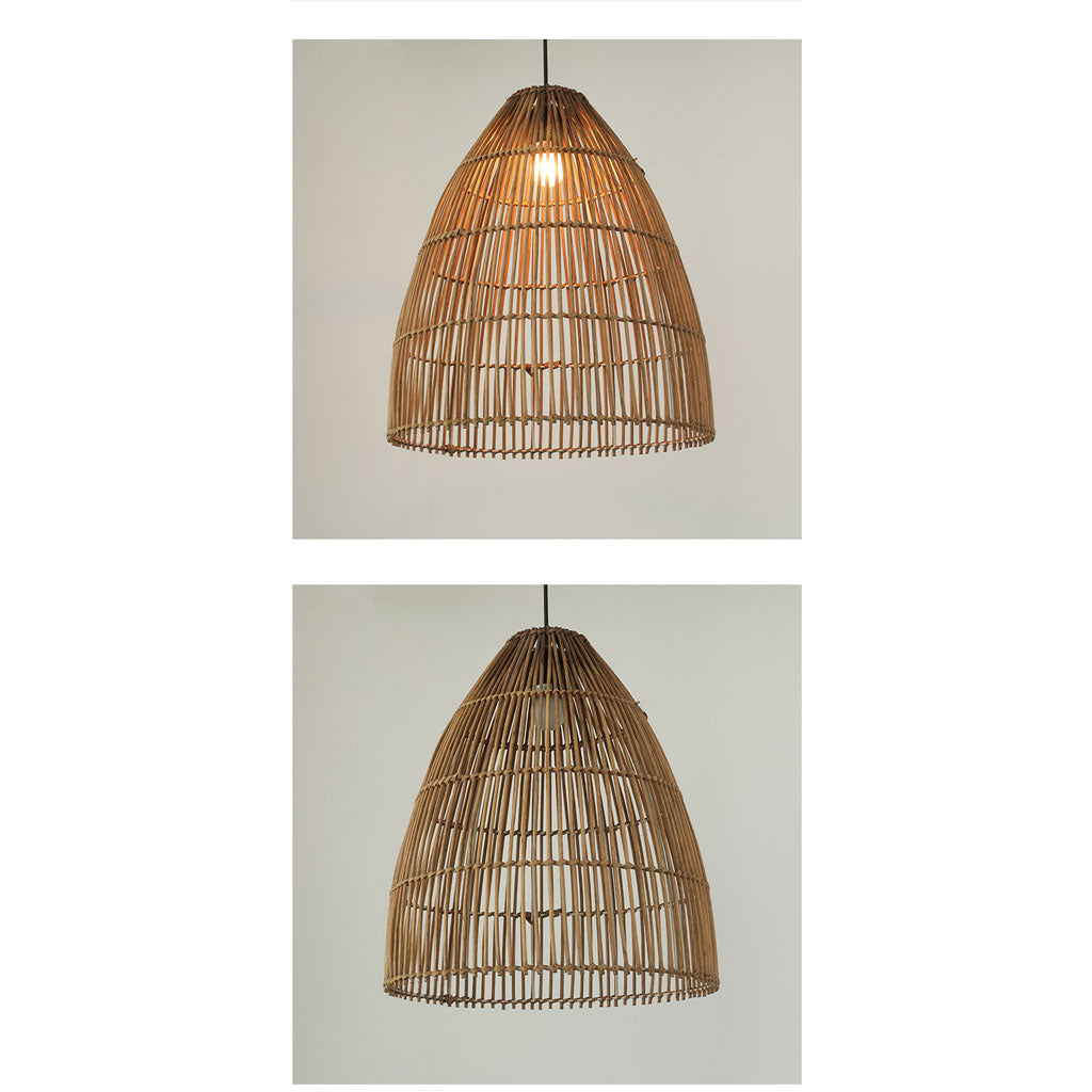 rattan pendant light