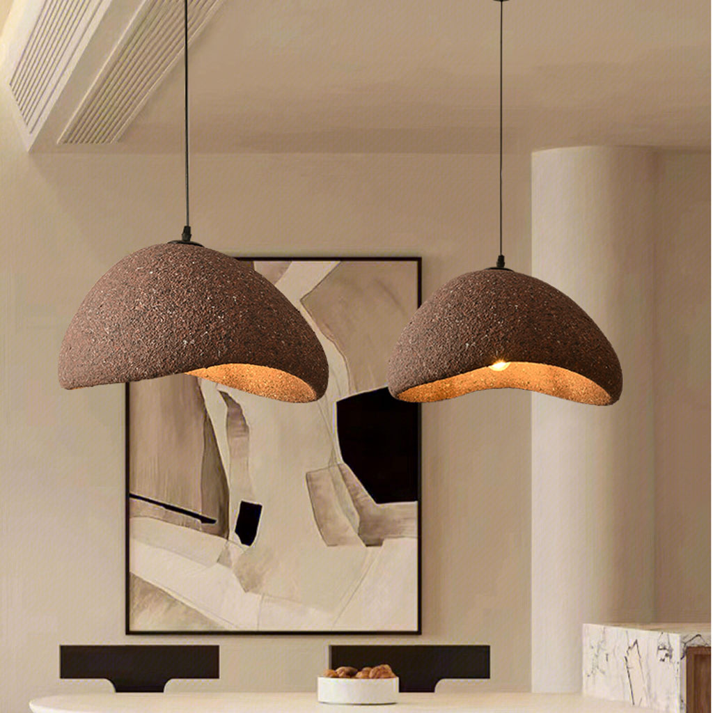 Unique Wabi Sabi Pendant Light - Modern Minimalist – indochinadecor