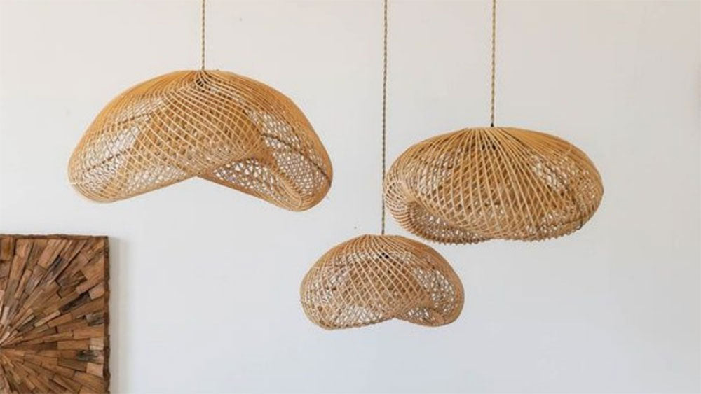 rattan pendant lights