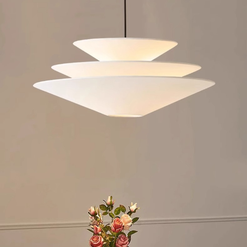 fabric pendant light