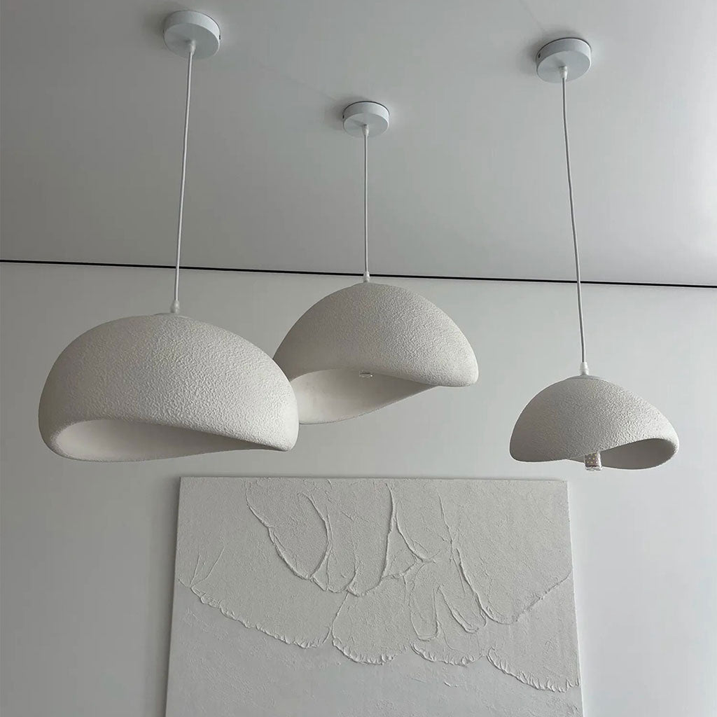 Wabi sabi pendant light, minimalist lamp, japanese style lighting