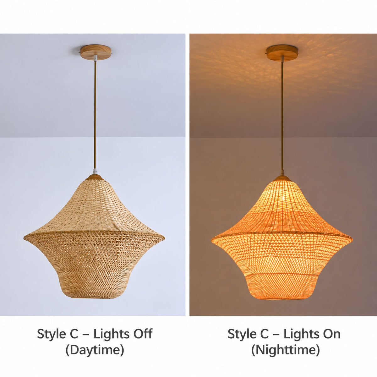 Bamboo Pendant Light 