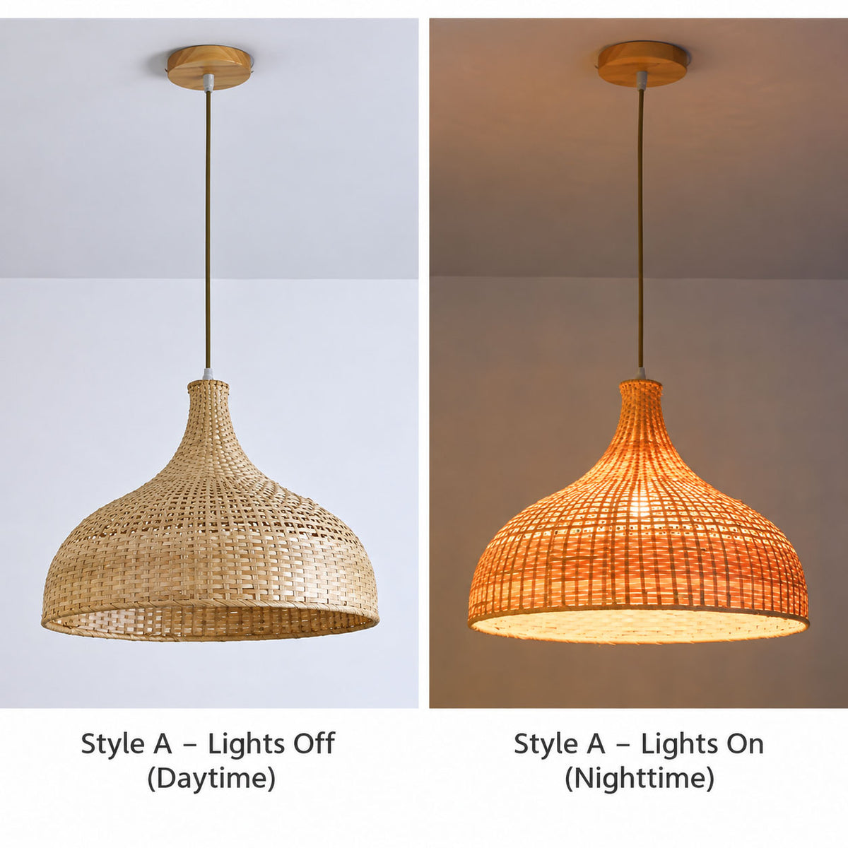 Bamboo Pendant Light 