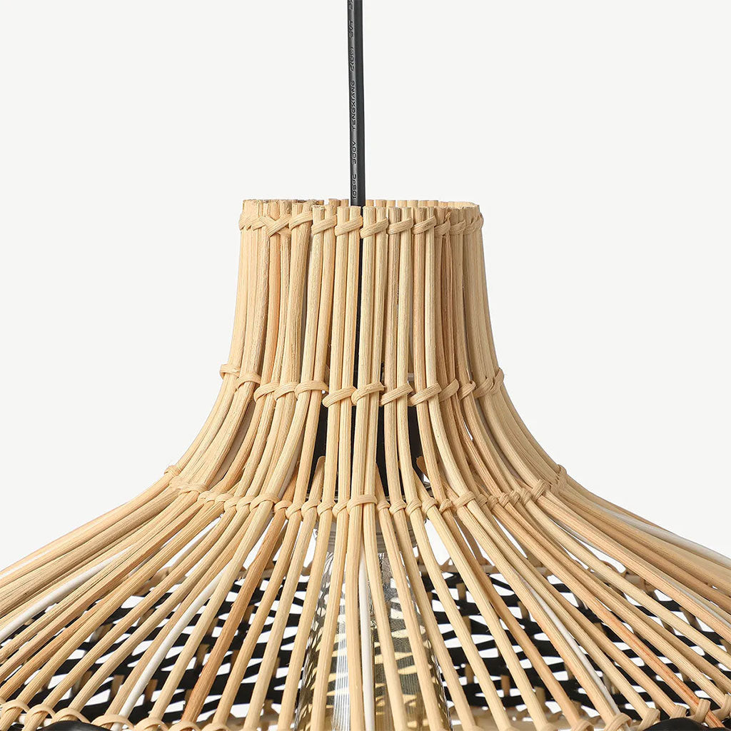 rattan lampshades