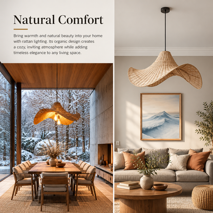 Elowen Rattan Pendant Light