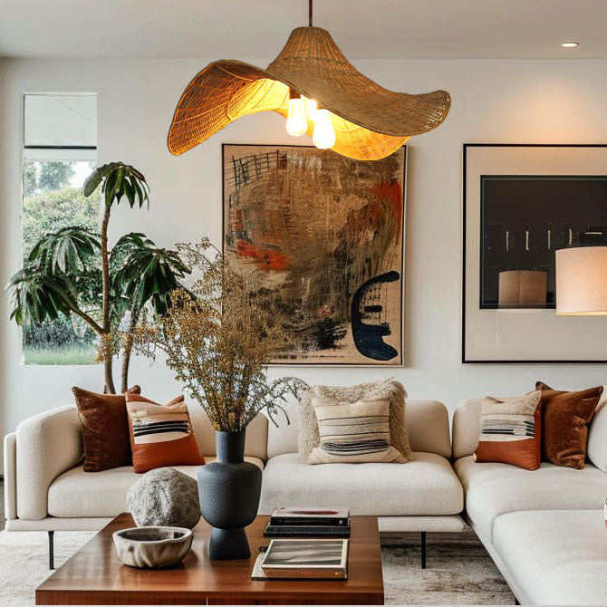 Elowen Rattan Pendant Light