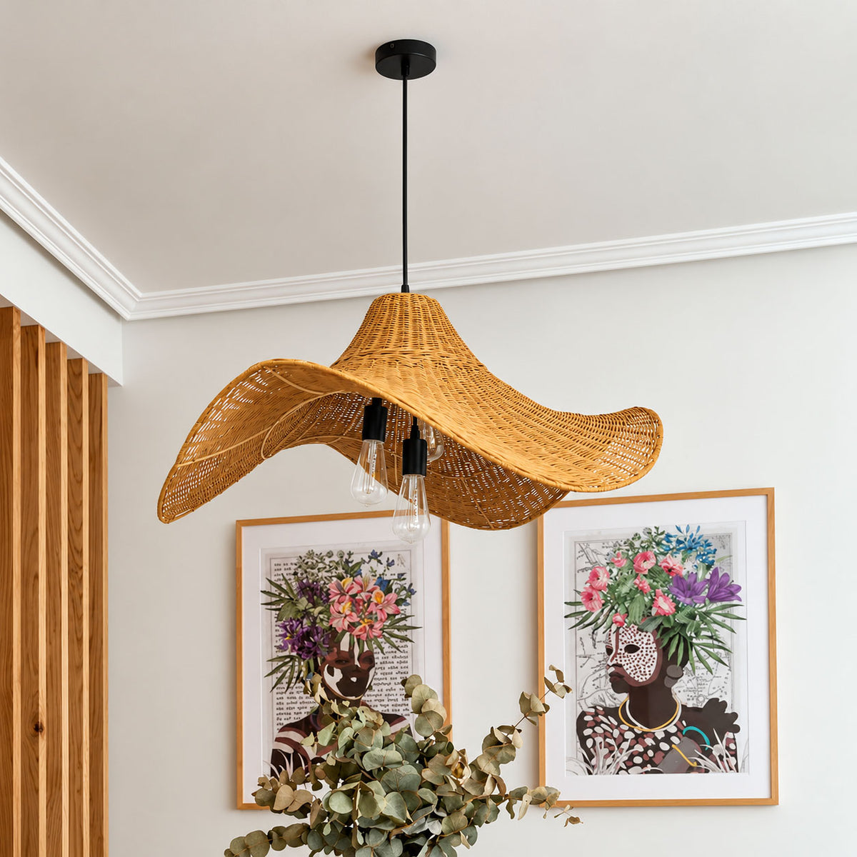 Elowen Rattan Pendant Light