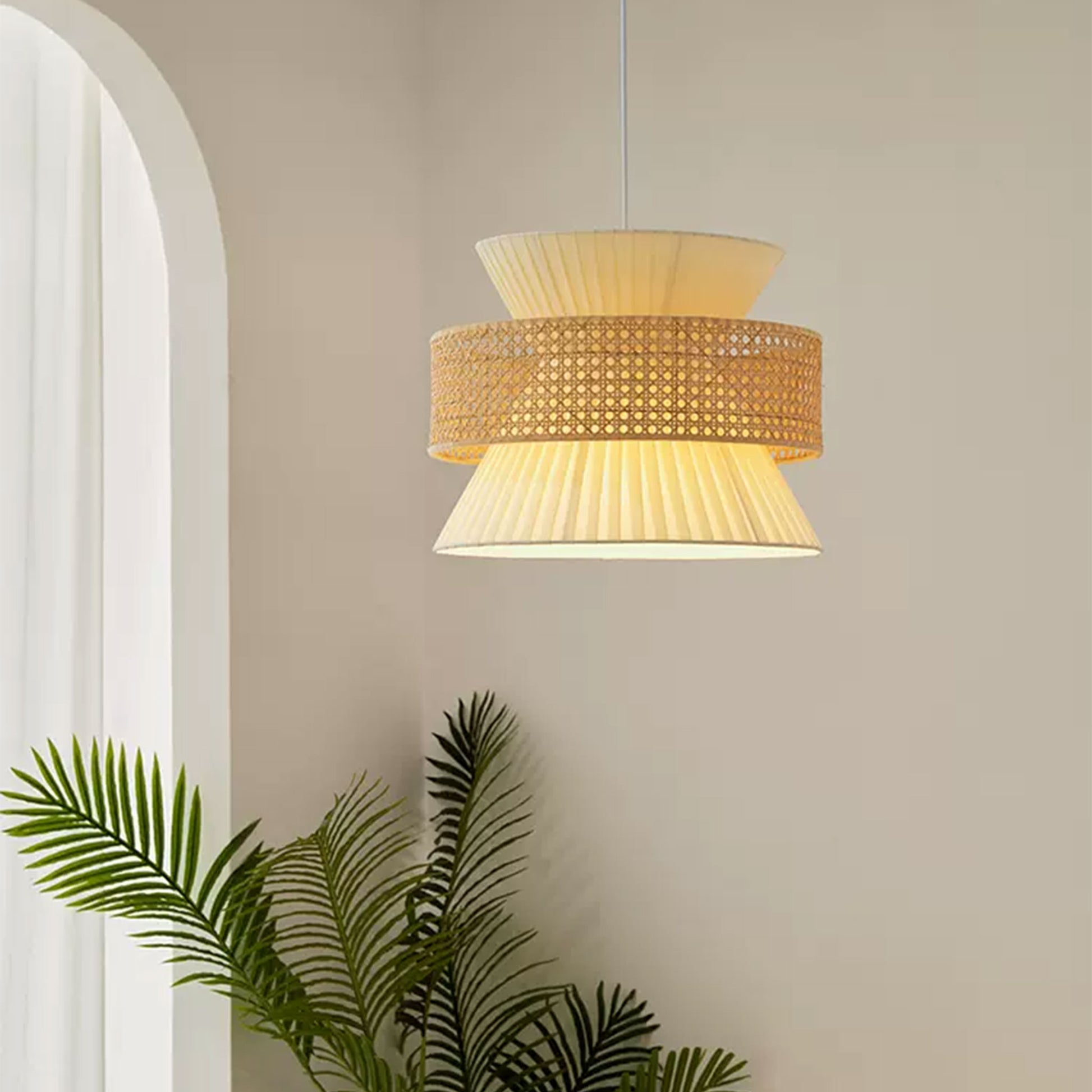 silk pendant lights