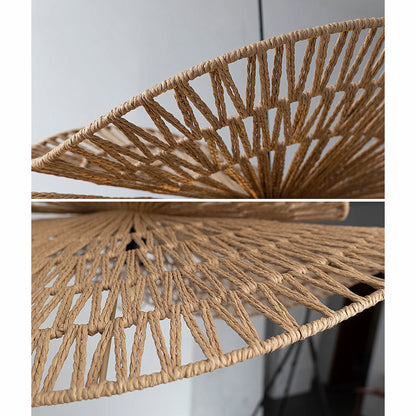 wicker rattan lampshades