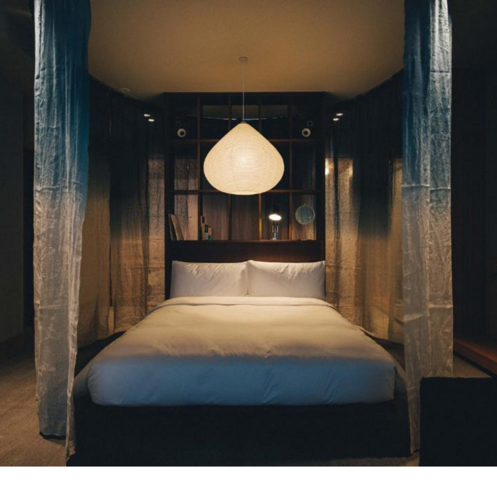 Japanese White Paper Lantern Bedroom