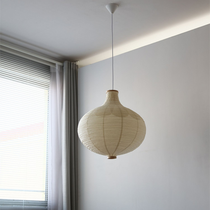 Japanese Paper Globe Pendant Light