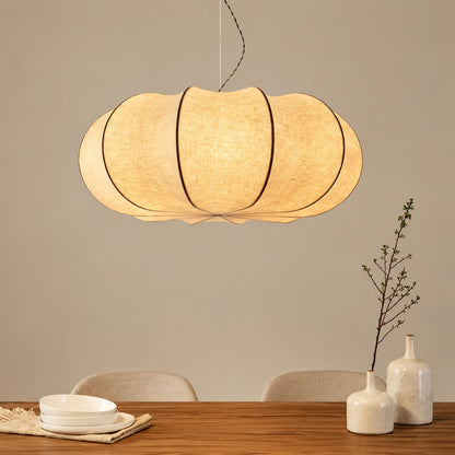 Japanese Wabi Sabi Fabric Pendant Light