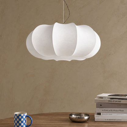 Japanese Wabi Sabi Fabric Pendant Light
