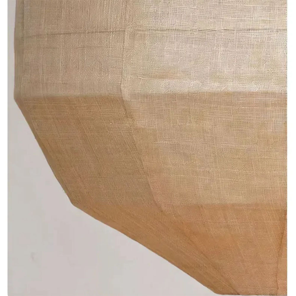 Linen Pendant Light – Japanese Wabi Sabi Lantern Hanging Lamp