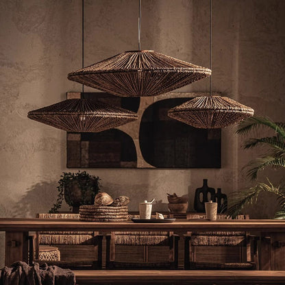 rattan pendant light