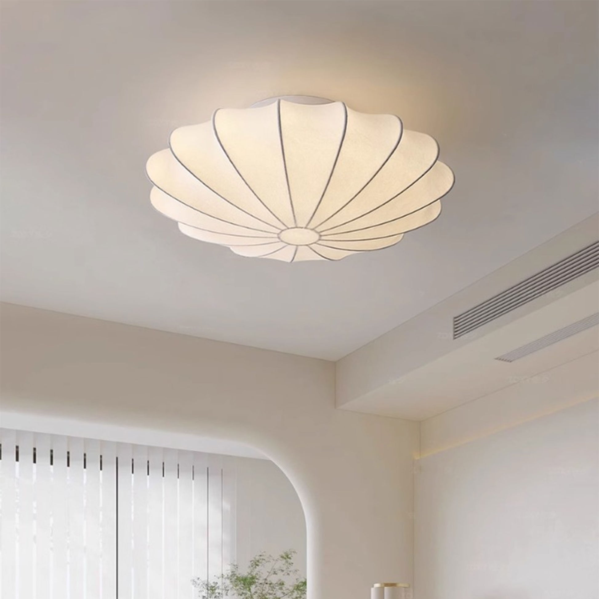 Fabric Wabi sabi ceiling lamp