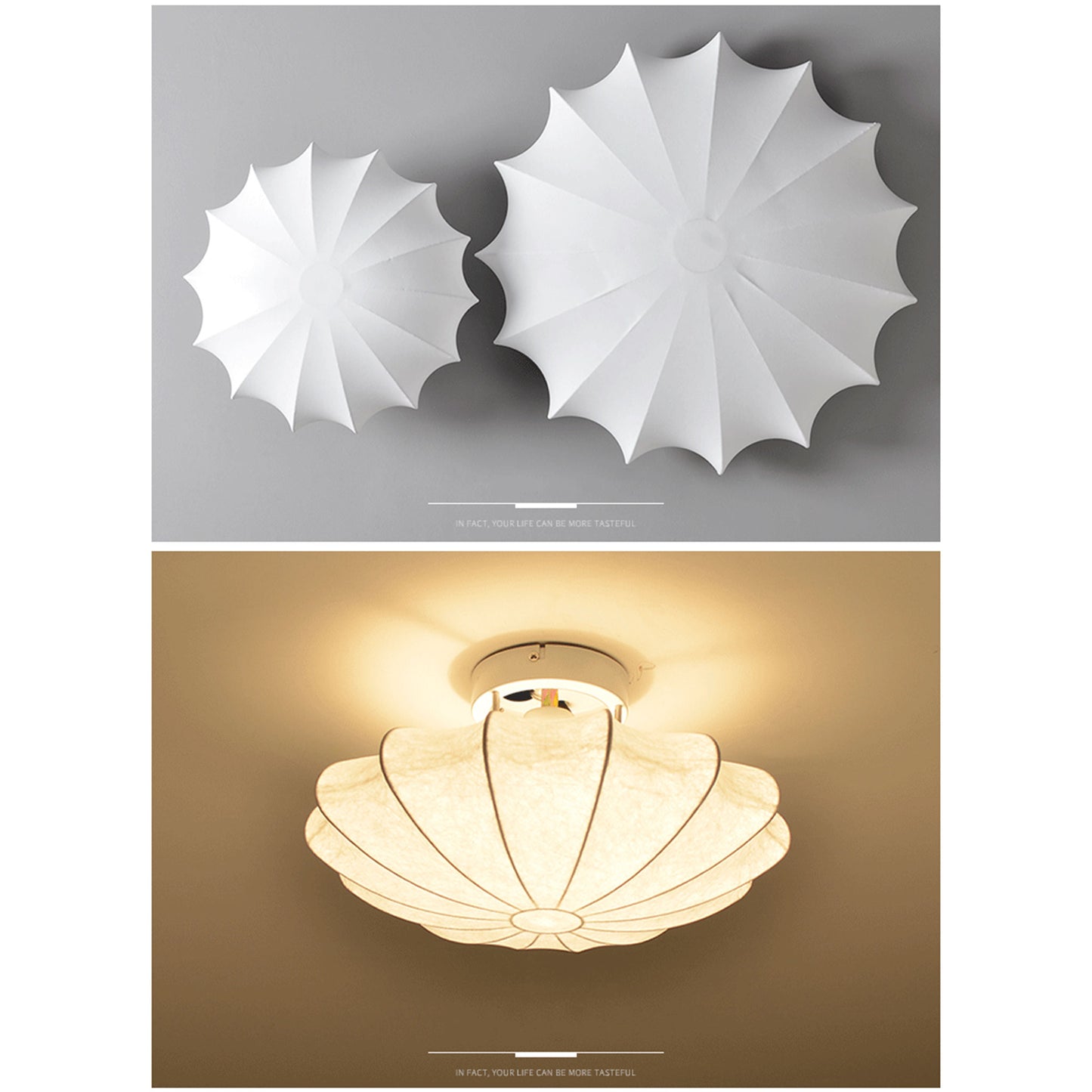 silk flush ceiling light