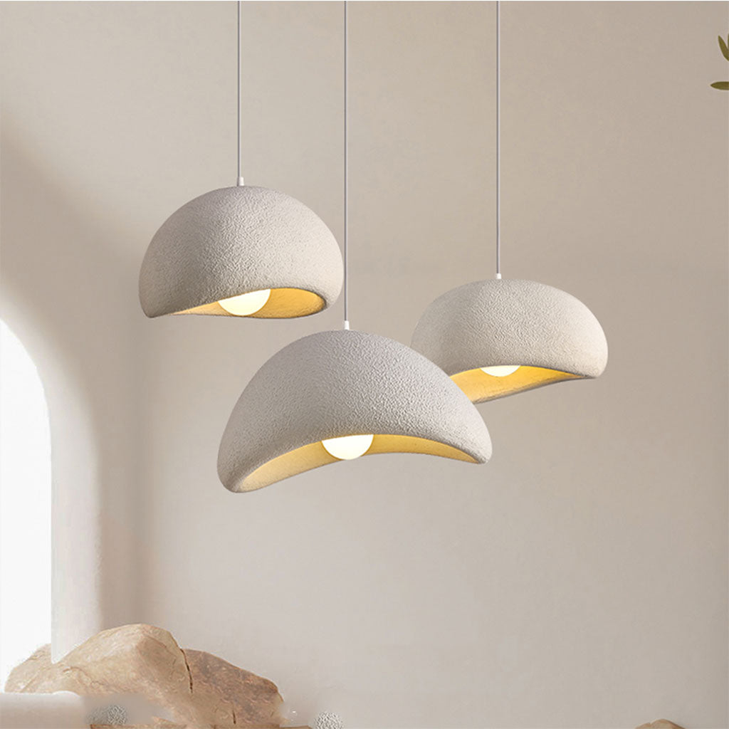 Wabi Sabi Chandelier, Japandi Pendant Lamp, Wabi Sabi Light Fixture ...