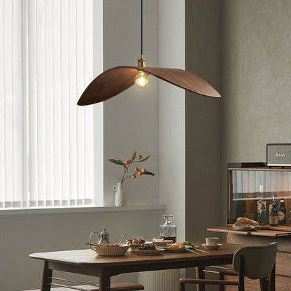 Japandi wooden pendant lights