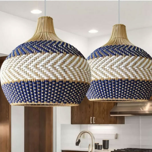 woven rattan pendant lights