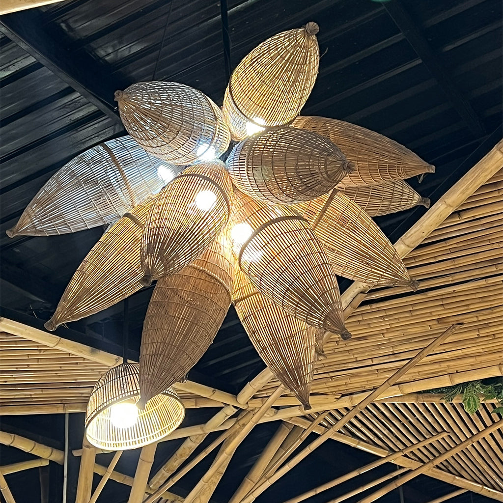 bamboo pendant light