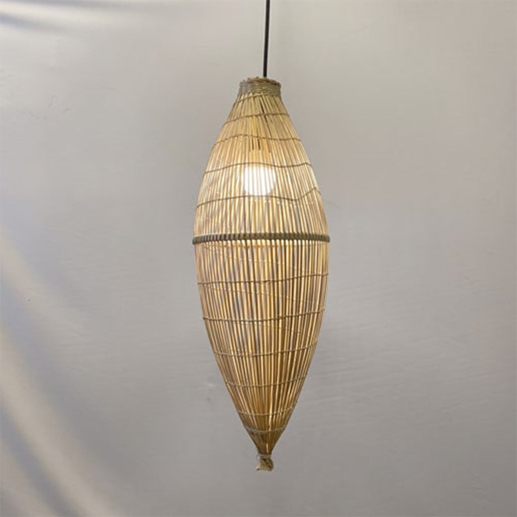 wicker bamboo lampshade