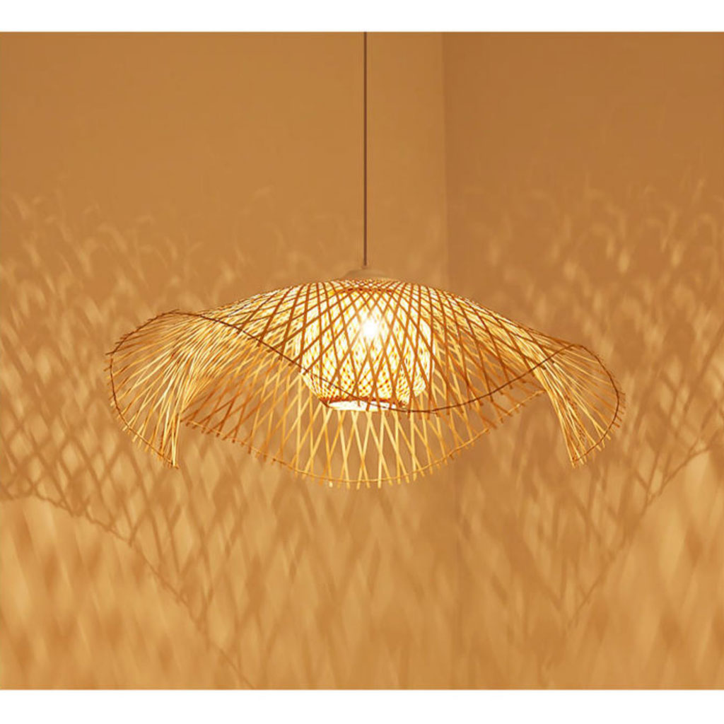 bamboo pendant light