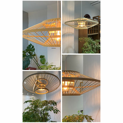 decorative hanging bamboo lamps