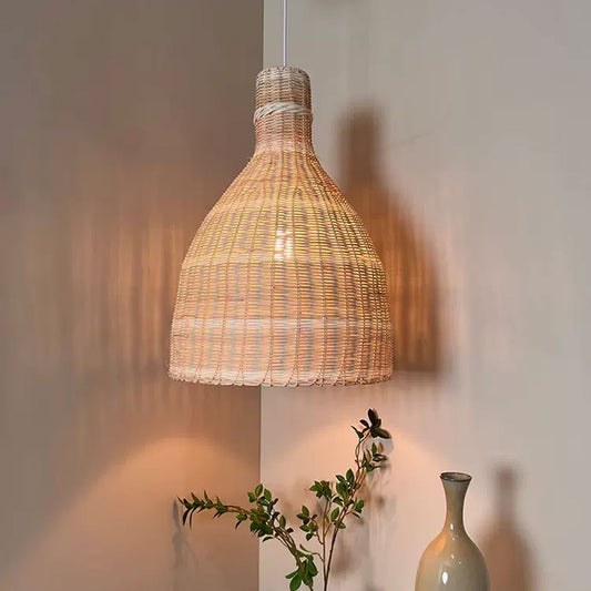 rattan pendant light