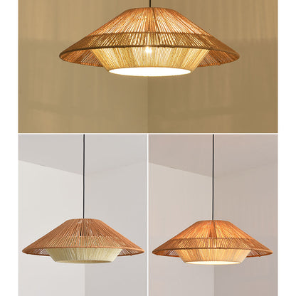 rattan pendant light