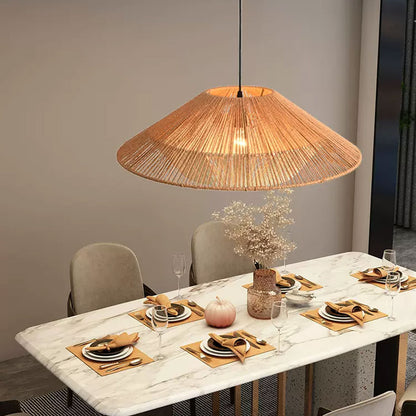 wabi sabi rattan kitchen island lighting