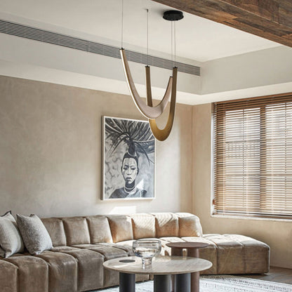 modern wabi sabi wooden chandelier