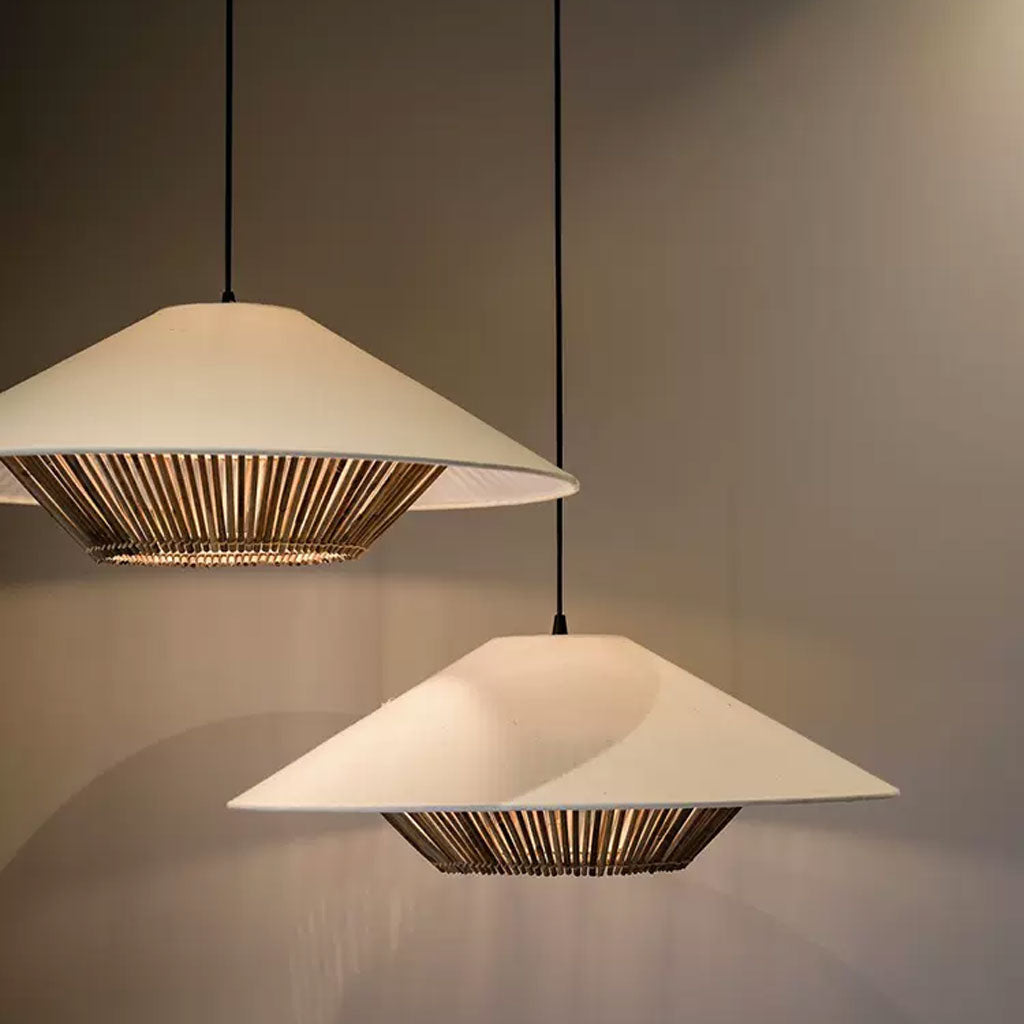 Nordic Pendant Light, Japandi Light Fixture