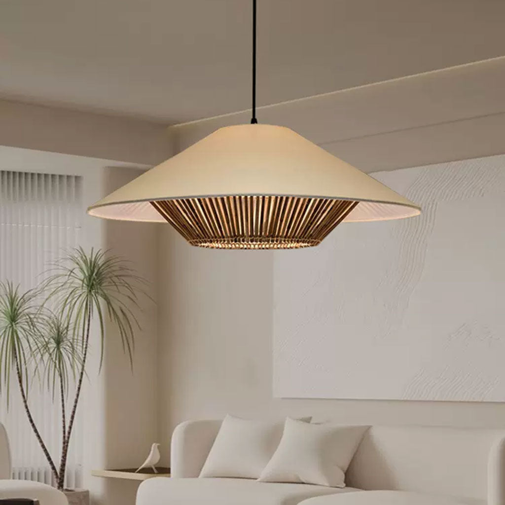 Nordic Pendant Light, Japandi Light Fixture