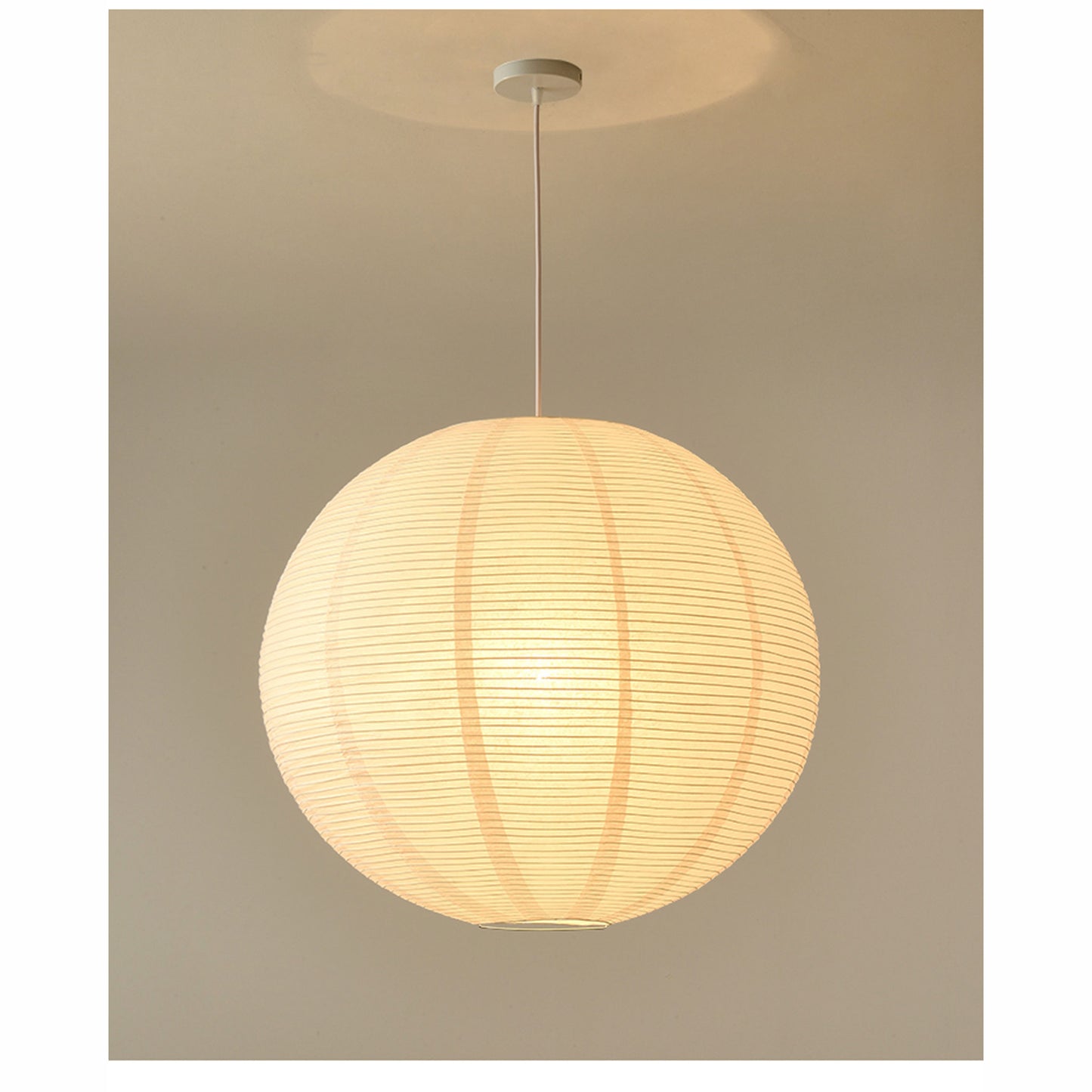 white japanese paper lamp