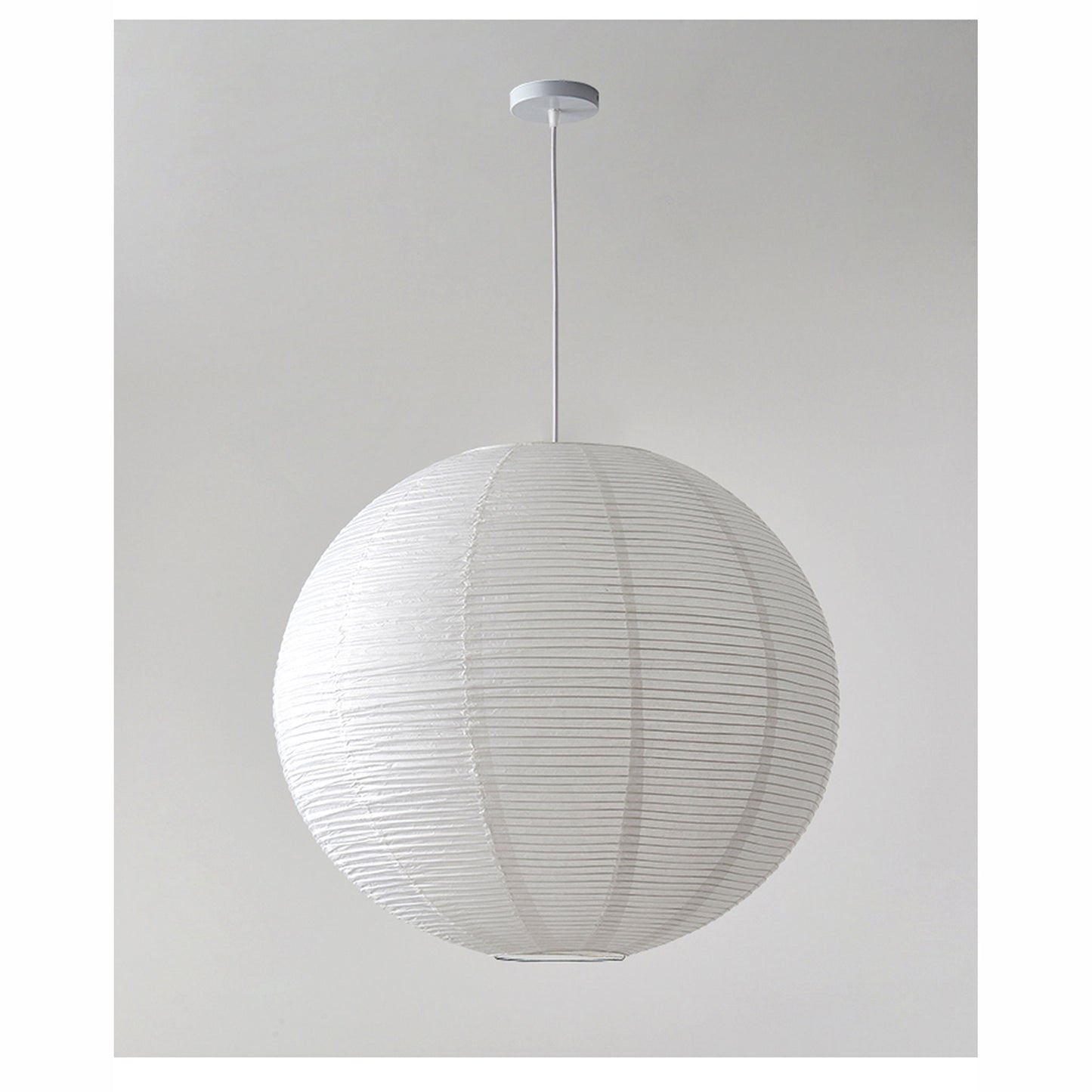 white japanese paper lamp