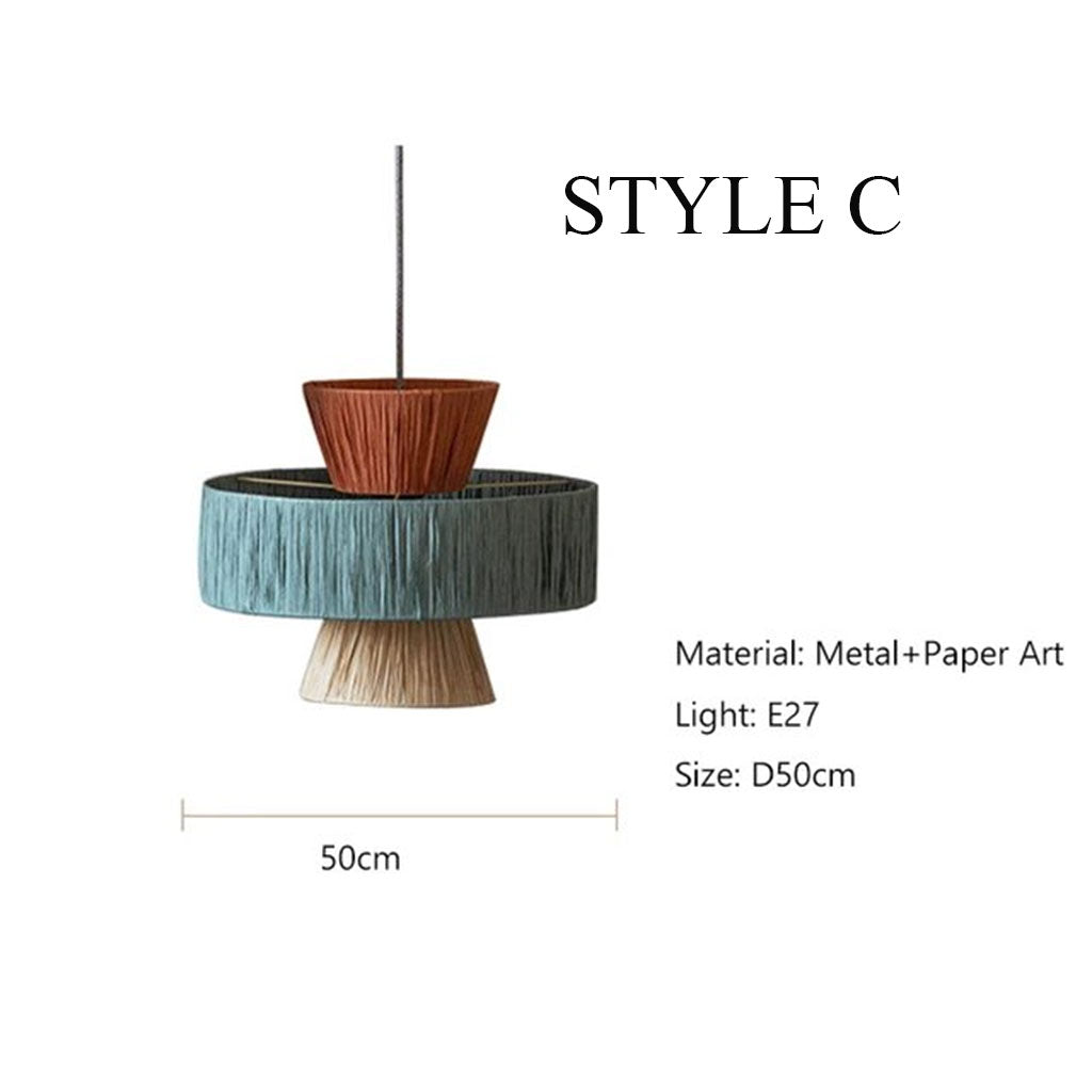 Paper lanter pendant light