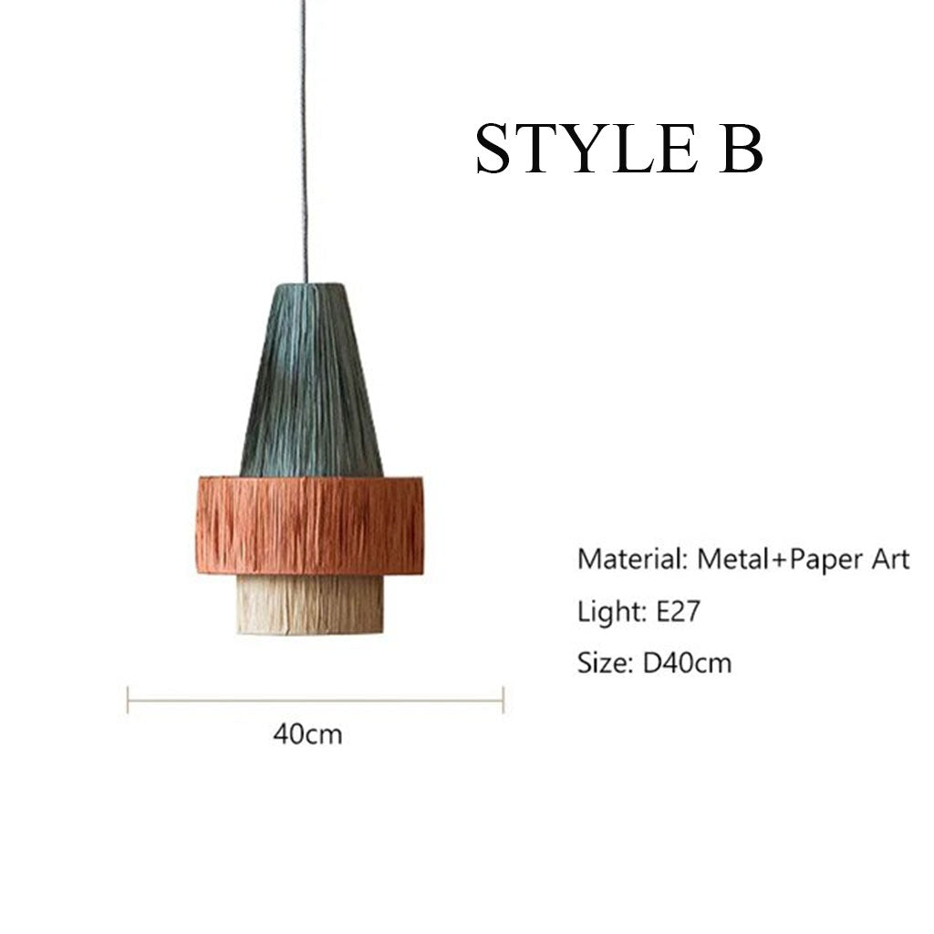 Paper lanter pendant light