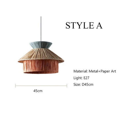 Paper lanter pendant light