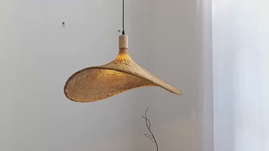 Creative bamboo pendant lights