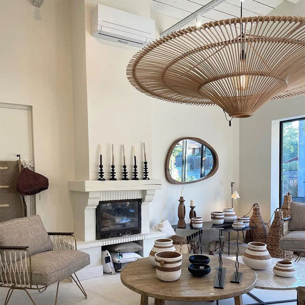 rattan pendant light