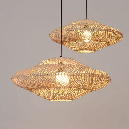 rattan pendant light