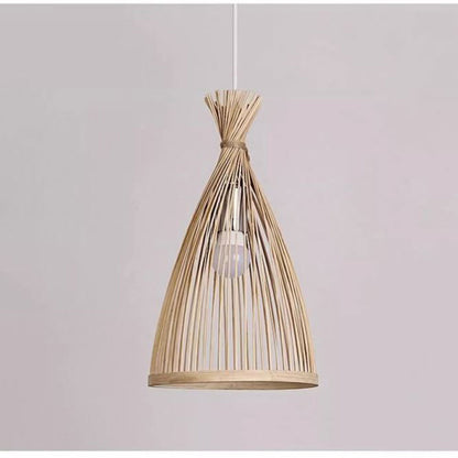 wicker rattan pendant light