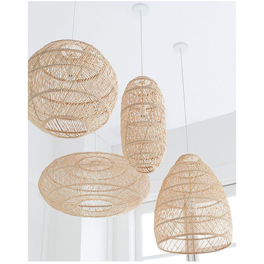 rattan pendant light