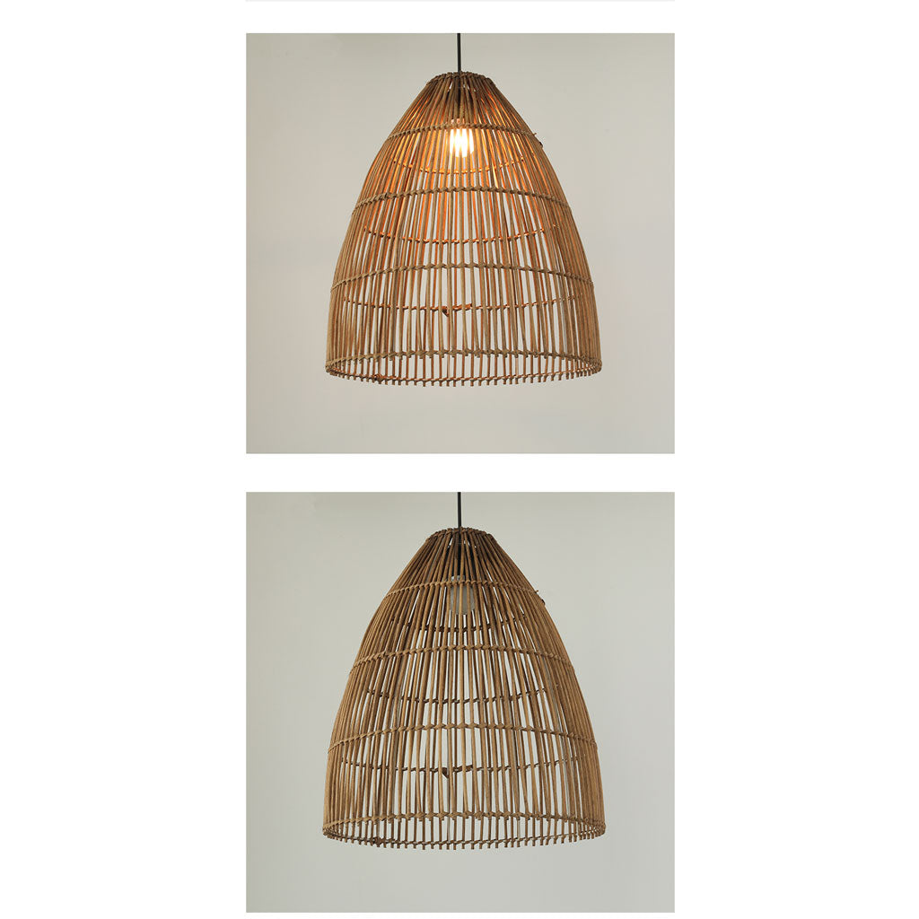 rattan pendant light